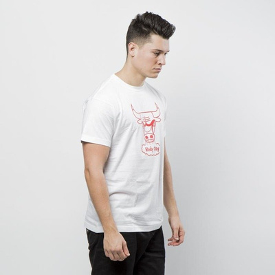 Koszulka Mitchell & Ness Chicago Bulls T-shirt white Bulls Windy City Logo