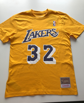 Mitchell & Ness NBA N&N Tee Los Angeles Lakers Magic Johnson #32 yellow