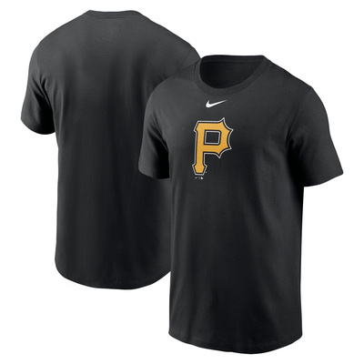 Nike T-shirt Men's Fuse Large Logo Cotton Tee Pittsburgh Pirates black