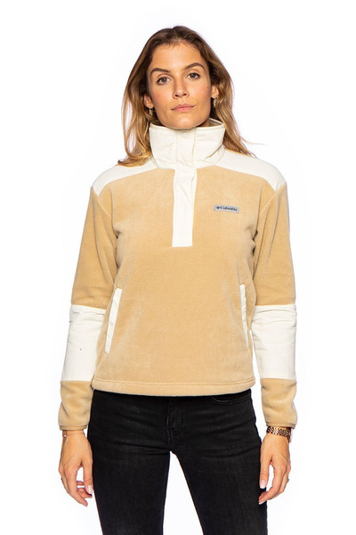 Bluza damska Columbia Benton Springs Crop Pullover beżowa