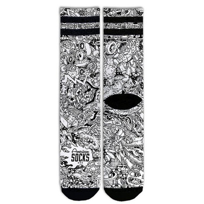 Skarpety American Socks Aliens Exist - Mid High multicolor Signature