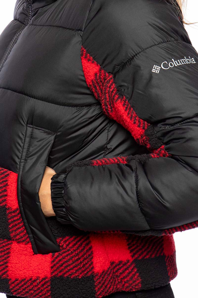 Kurtka damska Columbia Leadbetter Point Sherpa Hybrid Jacket czarna