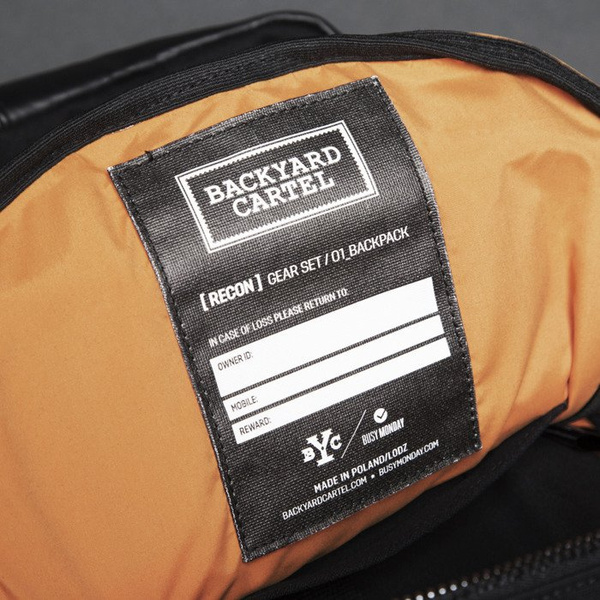 Plecak Backyard Cartel Backpack Recon black