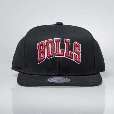 Mitchell & Ness cap snapback Chicago Bulls black WOOL SOLID NL15Z