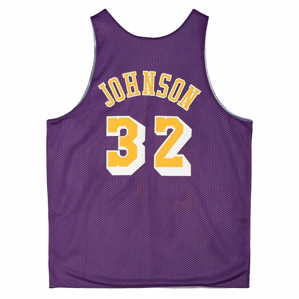 Koszulka Mitchell & Ness Los Angeles Lakers Reversible Mesh Tank fioletowa