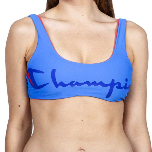 Kostium kąpielowy Champion Reversible C Logo Swimsuit blue / orange