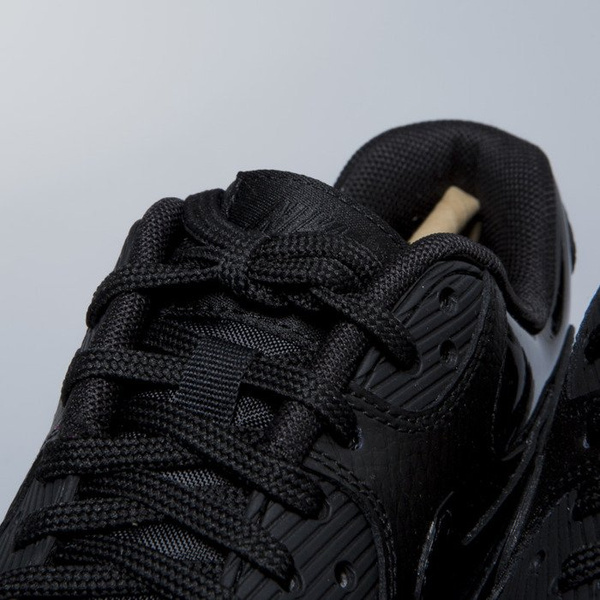 Buty damskie sneakers Nike WMNS Air Max 90 Leather black / black-black 921304-002