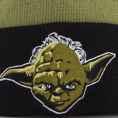 Starter beanie Star Wars black/green Face Bobble Knit Yoda