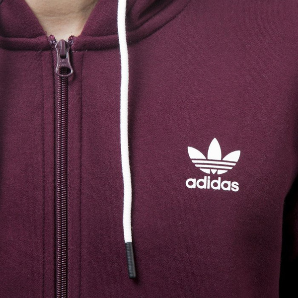 Adidas Originals bluza Es Fz Hoody maroon AY8269