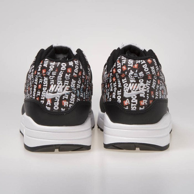 Sneakers buty Nike Air Max 1 Premium black/white-total orange (875844-009)