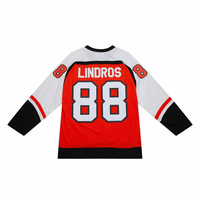 Koszulka longsleeve Mitchell & Ness Philadelphia Flyers #88 Eric Lindros NHL Dark Jersey pomarańczowa