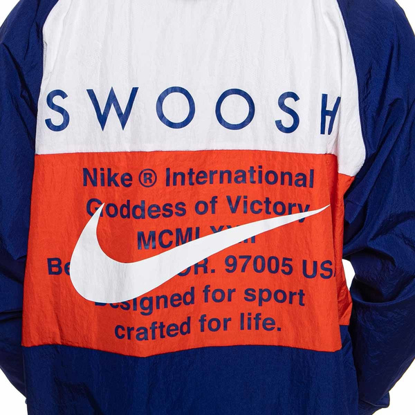 Kurtka Nike NSW Swoosh Jacket blue/orange