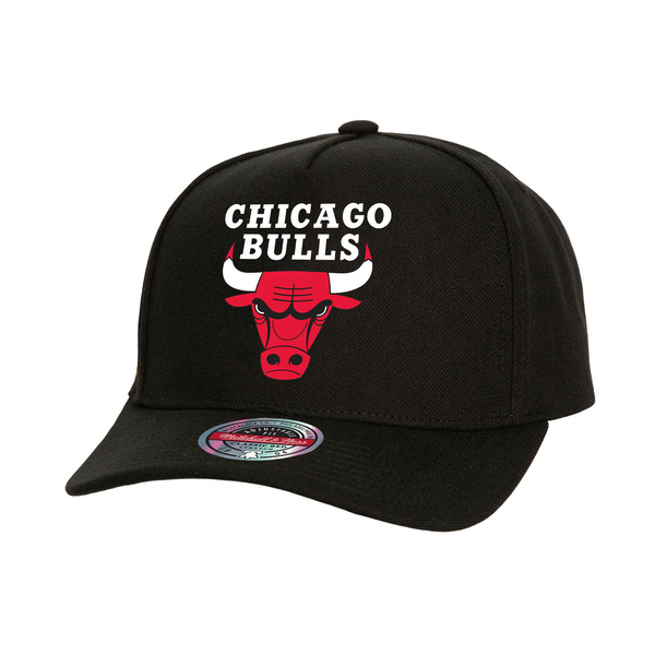 Czapka Mitchell & Ness snapback Chicago Bulls Team Logo High Crown Red czarna