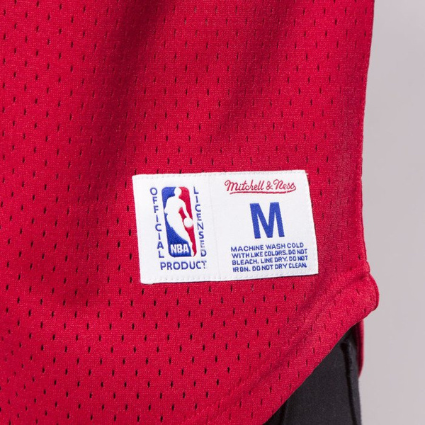 Koszulka Mitchell & Ness jersey Chicago Bulls red Seasoned Pro Mesh Button Front