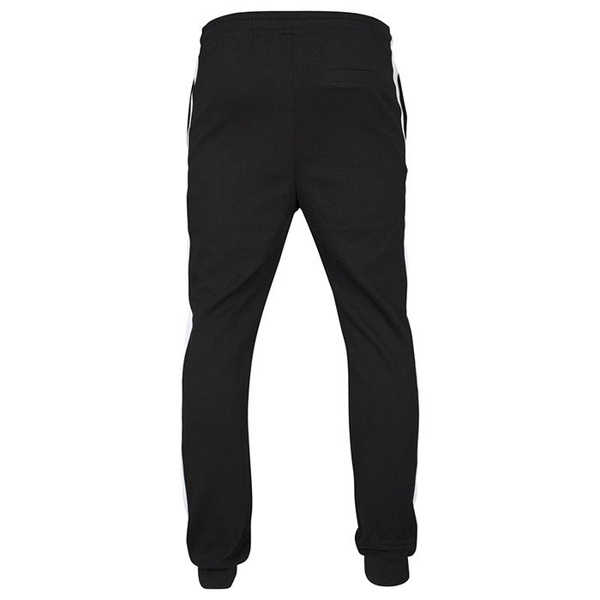 Spodnie dresowe Urban Classics 2-Tone Interlock Track Pants black / white