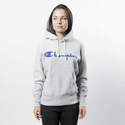 Bluza damska Champion Sweatshirt Reverse Weave Hoody heather grey 209758/S17/8856