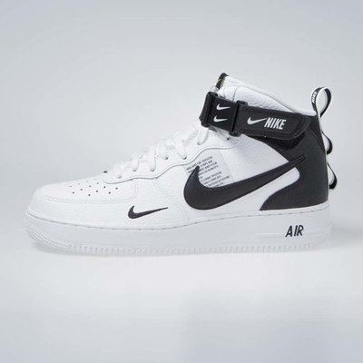Sneakers Nike Air Force 1 1 Mid '07 LV8 white / black-tour yellow (804609-103)