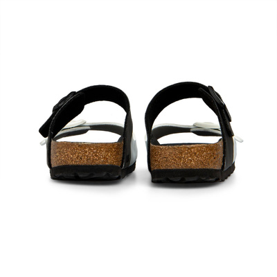 Slide WMNS Birkenstock Arizona Split Narrow Fit black/white (1019712)