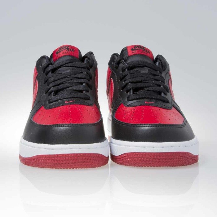 Nike Air Force Low black gym red-white (820266-009)