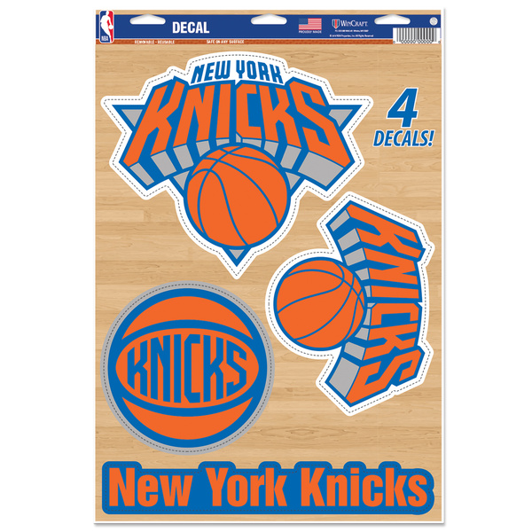 Naklejka WinCraft NBA Multi-Use Decal 11x17 New York Knicks