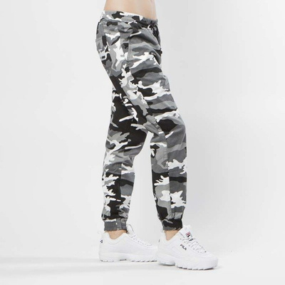 Spodnie damskie jogger Diamante Wear Jogger RM Classic white-black camo