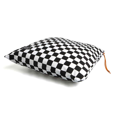 Backyard Cartel Checker Pillow black/white
