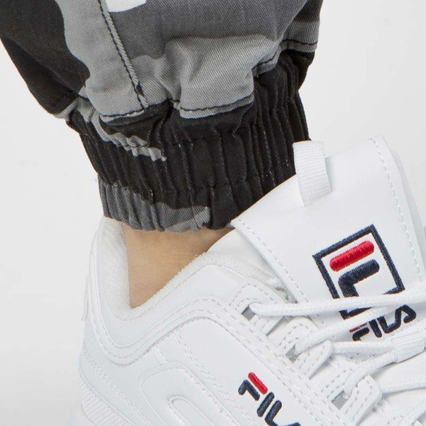 Spodnie damskie jogger Diamante Wear Jogger RM Classic white-black camo