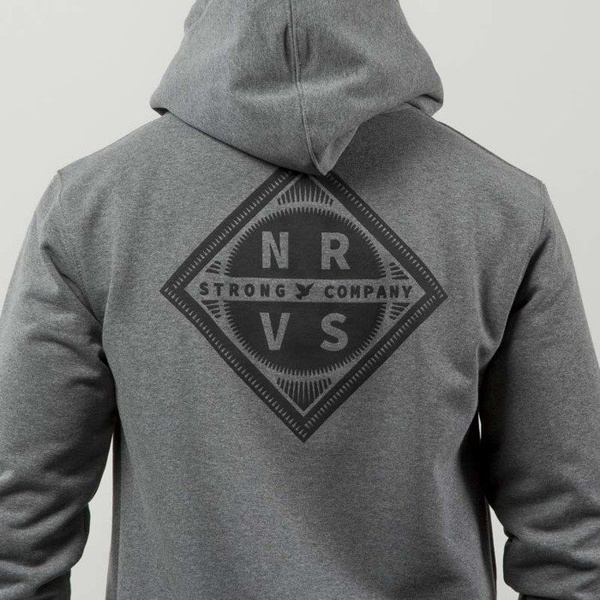 Nervous bluza sweatshirt ZIP Hood Sphere grey
