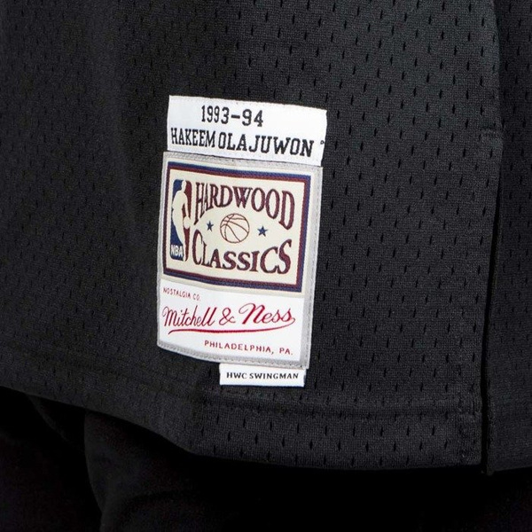 Koszulka Mitchell & Ness Houston Rockets #34 Hakeem Olajuwon black Swingman Jersey