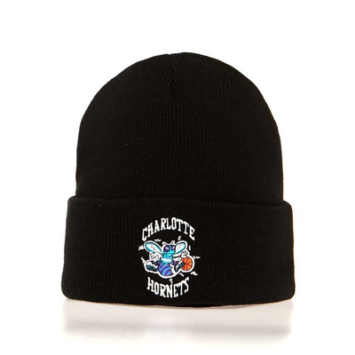 Mitchell & Ness Charlotte Hornets Beanie black Team Logo Cuff Knit