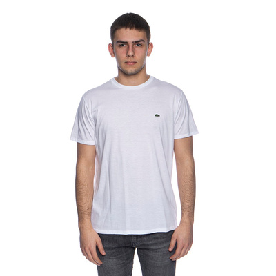 Lacoste Men's Crew Neck Pima Cotton T-Shirt white