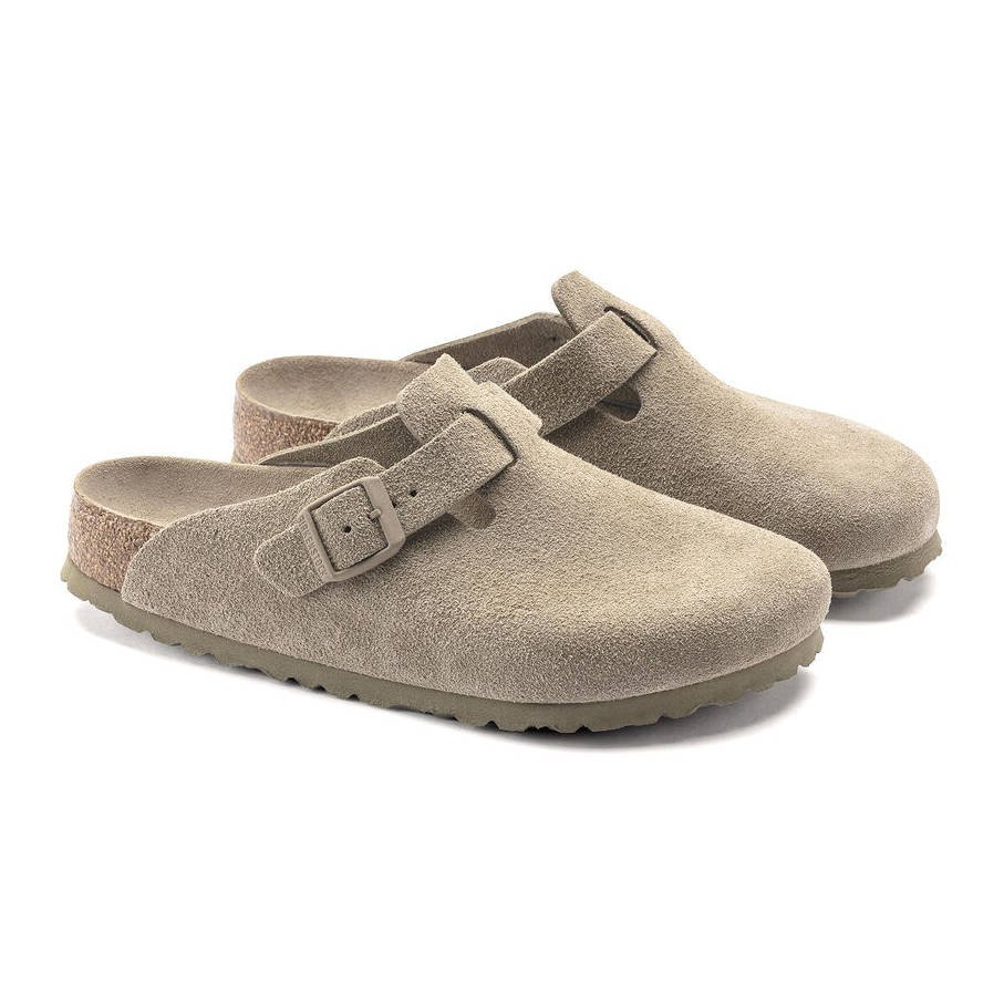 明*鉄様 BIRKENSTOCK Boston BS faded khaki 4 Boston Suede Leather in Color Faded Khaki | BIRKENSTOCK Canada