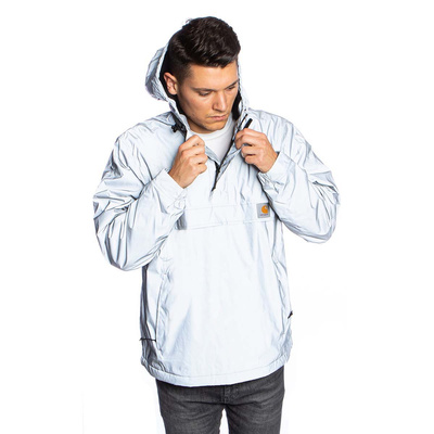 Carhartt WIP Nimbus Reflective Pullover Jacket grey reflective