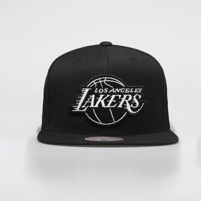 Mitchell & Ness czapka snapback Los Angeles Lakers black / white Wool Solid Snapback