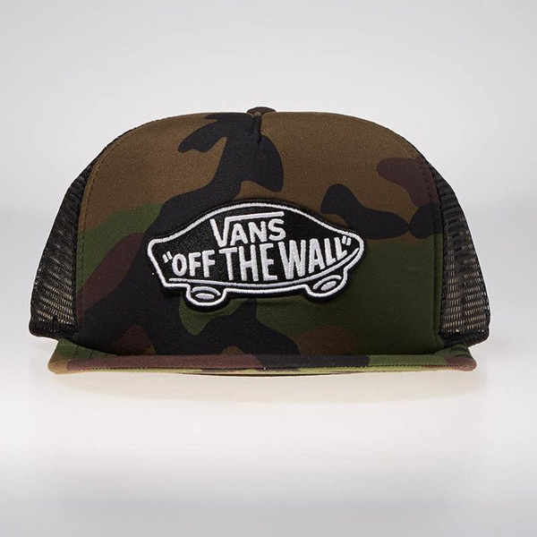 Vans snapback Classic Patch Truck Cap woodland camo black