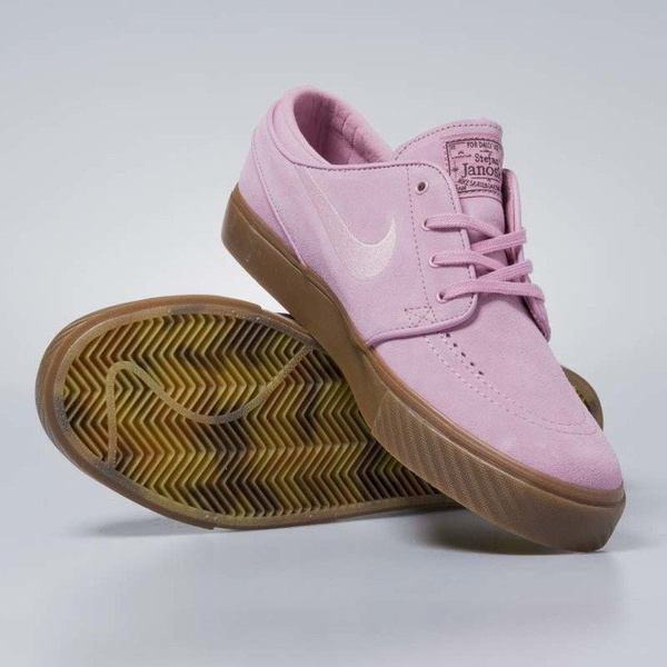 Sneakers buty Nike SB Zoom Stefan Janoski elemental pink / elemental pink / rose fondamental 333824-604