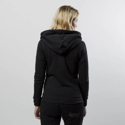 Adidas Originals women 3 Stripes Zip Hoodie black