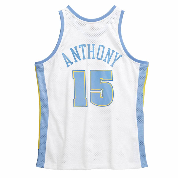 Mitchell & Ness Denver Nuggets #15 Carmelo Anthony Swingman Jersey white