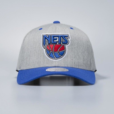 Cap Mitchell & Ness snapback New Jersey Nets grey / royal Team Logo 2-Tone 
