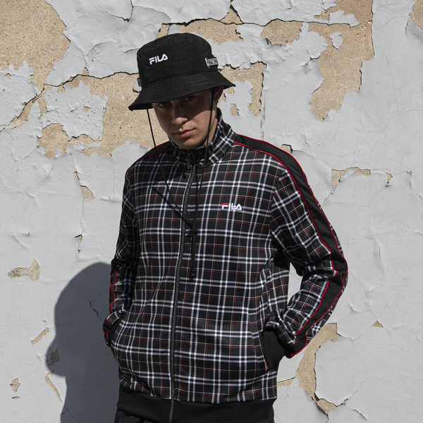 Kurtka Fila Men Tarun Aop Track Jacket czarna