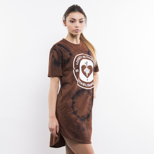 Life/Stab koszulka t-shirt Emblem brown WMNS
