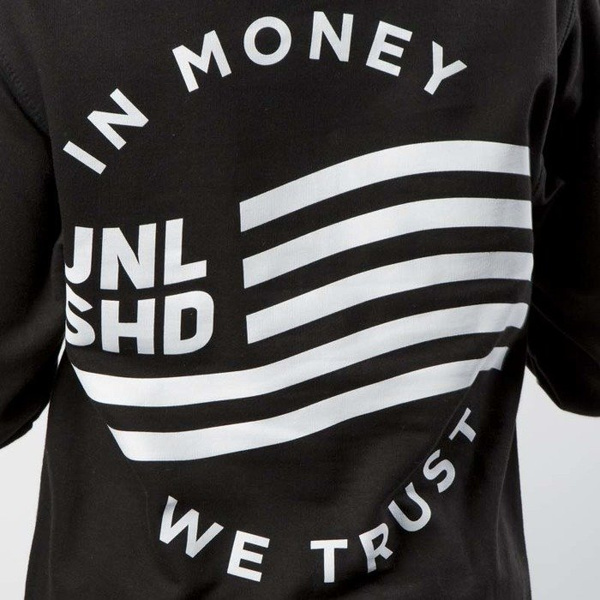 Bluza damska Unleashed Flag Hoodie black