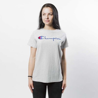 Champion T-shirt Embroidered Logo WMNS light heather grey 109280/S17/3688