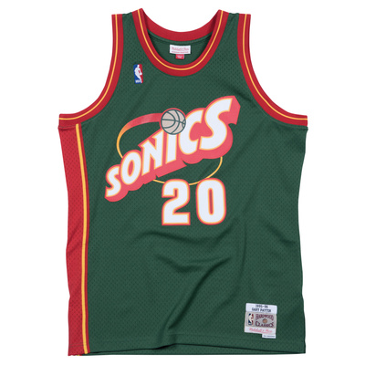 Koszulka Mitchell & Ness Seattle SuperSonics #20 Gary Payton green Swingman Jersey