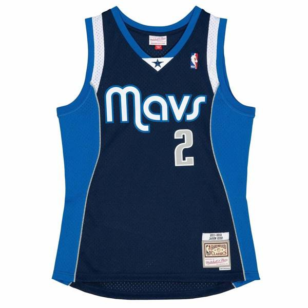 Koszulka Mitchell & Ness Dallas Mavericks #2 Jason Kidd Swingman Jersey granatowa