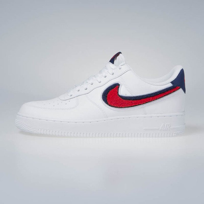 Sneakers buty Nike Air Force 1 '07 LV8 white/university red-blue void (823511-106)