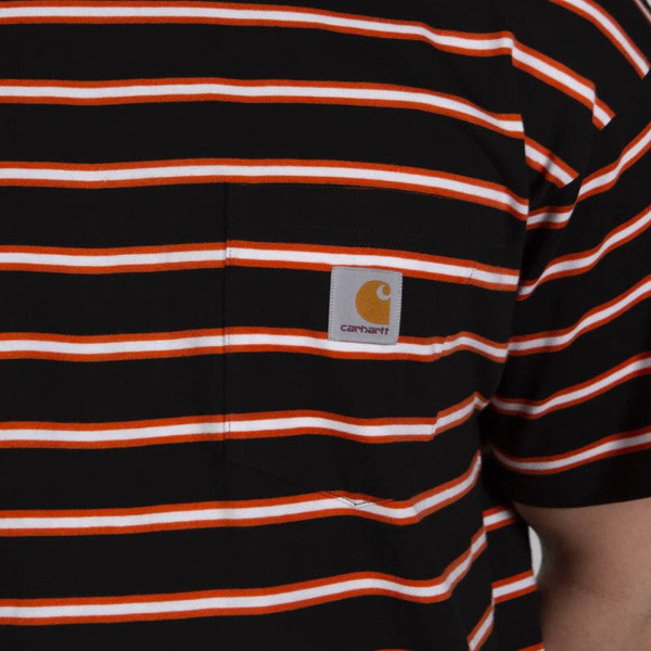 Koszulka Carhartt WIP S/S Houston Pocket T-shirt houston stripe black stripe