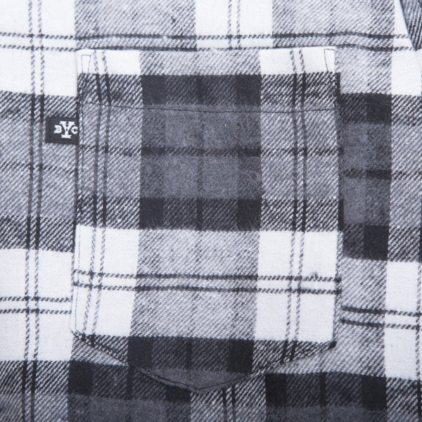 Backyard Cartel koszula Check Point black / white