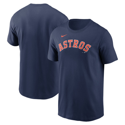 Nike T-shirt Men's Fuse Wordmark Cotton Tee Houston Astros midnight navy