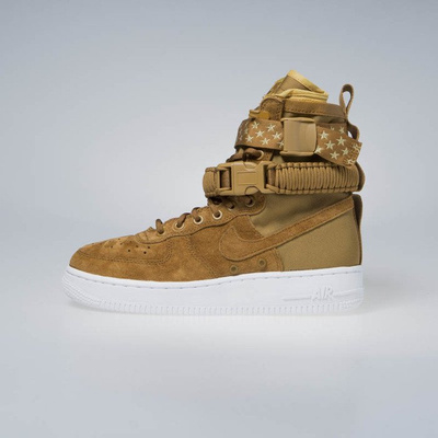 Sneakers buty zimowe WMNS Nike SF AF1 muted bronze (857872-203)
